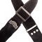 Magrabo Stripe SC Cotton Washed Black 5 cm terminals Twinkle Black, Recta Silver Buckle