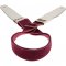 Magrabo Stripe SS Cotton Washed Bordeaux 5 cm White Colors ends, Recta Brass buckle