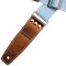 Magrabo Stripe SS Cotton Washed Light Blue 5 cm Metallic Bronze terminals, Silver buckle