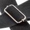 Magrabo Stripe SC Entry Olded Black 5 cm terminali Embossed Flores Black Silver Buckle