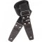 Magrabo Stripe SC Entry Olded Black 5 cm terminali Embossed Flores Black Silver Buckle