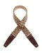 Magrabo Stripe SC Retrò Chess 5 cm terminals Brown, Aged Brass Buckle