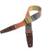 Magrabo Stripe SC Retrò Rainbow 5 cm terminals Brown, Aged Brass Buckle