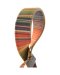 Magrabo Stripe SC Retrò Rainbow 5 cm terminals Brown, Aged Brass Buckle