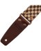 Magrabo Stripe SC Retrò Chess 5 cm terminals Brown, Aged Brass Buckle