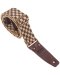 Magrabo Stripe SC Retrò Chess 5 cm terminals Brown, Aged Brass Buckle