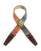 Magrabo Stripe SC Retrò Rainbow 5 cm terminals Brown, Aged Brass Buckle
