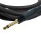 Rattlesnake Cable Snake Head Gold 15'  (R/S) Black