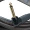Rattlesnake Cable Snake Head Gold 15'  (R/S) Black