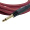 Rattlesnake Cable Snake Head Gold 15' (S/S) Red