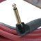 Rattlesnake Cable Snake Head Gold 15' (S/S) Red