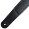 RICHTER Raw IV Nappa Black / Red Stitching Guitar Strap