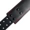 RICHTER Raw IV Nappa Black / Red Stitching Guitar Strap
