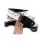 RightOn! Straps CAT White Guitar Strap