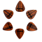 Thalia 351 Shape - Heavy 1.0mm Santos Rosewood Picks - 6pc Pack