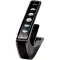 Thalia Moon Phases on Pearl | Deluxe Capo - Black Chrome