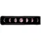 Thalia Moon Phases on Pearl | Deluxe Capo - Black Chrome