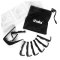 Thalia Taylor Black Chrome Finish Capo - White Pearl w/Black Taylor Logo