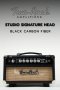 Two Rock Studio Signature head, black anodize, black carbon fiber, cane cloth, buckskin piping,silver knobs - 230V