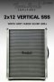 Two Rock 2x12 Speaker Cabinet Vertical SSS Width Grey Suede Silver Grill