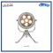 LED 18W /12V/Dc/4 M Cable with 2 Cores/single Color - Warm White