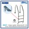 ladder 3 steps Standdard Model with Luxe model steps AISI-316