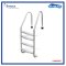 “EMAUX” Stainless Steel 304 Ladders c/w 4 Plastic Steps