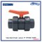 Standard ball valve 3" EPDM-HDPE