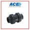 ACE SPRING CHECK VALVE DN40(1.1/2") D/UNION BALL TYPE half ball EPDM O-ring With Spring