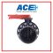 ACE BUTTERFLY VALVE 8" LEVER ARCH HANDLE FLANGED+SCREWS+NUTS