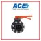 ACE BUTTERFLY VALVE 3" LEVER ARCH HANDLE FLANGED+SCREWS+NUTS