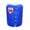 PE Tank 100 liter PE tank, 5 mm thick Blue TEMA with scale to indicate the amount of chemicals with 1/2 "drain
