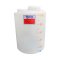 PE Tank 100 liter PE tank, 5.0 mm thick White TEMA with scale to indicate the amount of chemicals with 1/2 "drain