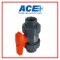 ACE TRUE UNION BALL VALVE 1" ABS Handle ABS Ball & Stem PVC Body EPDM Oring