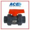 ACE TRUE UNION BALL VALVE 1.1/2" ABS Handle ABS Ball & Stem PVC Body EPDM Oring