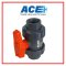ACE TRUE UNION BALL VALVE 1.1/4" ABS Handle ABS Ball & Stem PVC Body EPDM Oring