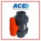 ACE TRUE UNION BALL VALVE 1.1/2" ABS Handle ABS Ball & Stem PVC Body EPDM Oring