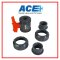 ACE TRUE UNION BALL VALVE 1.1/4" ABS Handle ABS Ball & Stem PVC Body EPDM Oring