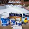 Swimming pool Paint Set ชุดสีทาสระว่ายน้ำครบชุด สำหรับสระ ว่ายน้ำ 50 ตารางเมตร หรือ 30Q (3x7x1.3m) สีรองพื้นEpoxy สียูนิเทน Unithane W-4000 พร้อมทินเนอร์(ทา 4 รอบ)