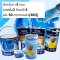 Swimming pool Paint Set ชุดสีทาสระว่ายน้ำครบชุด สำหรับสระ ว่ายน้ำ 50 ตารางเมตร หรือ 30Q (3x7x1.3m) สีรองพื้นEpoxy สียูนิเทน Unithane W-4000 พร้อมทินเนอร์