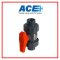 ACE TRUE UNION BALL VALVE 1/2" ABS Handle ABS Ball & Stem PVC Body EPDM Oring
