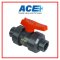 ACE TRUE UNION BALL VALVE 3/4" ABS Handle ABS Ball & Stem PVC Body EPDM Oring