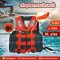 Drifting Buoyancy Jacket Water Sports Surfing Swimming Vest Red