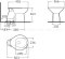 TF-3100/SC39-WT-0 สุขภัณฑ์ แบบนั่งราบ ราดน้ำ รุ่น PAIL FLUSH 