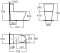 TF-2133SC-WT-0 สุขภัณฑ์แบบสองชิ้น 3/4.5 ลิตร รุ่น LOVEN