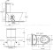 TF-2407SC-WT-0 สุขภัณฑ์ แบบสองชิ้น 3/4.2 ลิตร รุ่น COMPACT CODIE