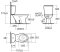 TF-2696DMB3-WT-0 สุขภัณฑ์ แบบสองชิ้น 3/4.5 ลิตร รุ่น WINSTON II+EB-FB109SW