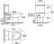 TF-2793SCHW-WT-0 สุขภัณฑ์ แบบสองชิ้น 3/4.5 ลิตร รุ่น NEW SIBIA-P