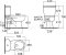 TF-2791HW-WT-0 สุขภัณฑ์ แบบสองชิ้น 3/4.5 ลิตร รุ่น NEW CODIE-P