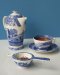 Spode Blue Italian Tea Strainer and Rest